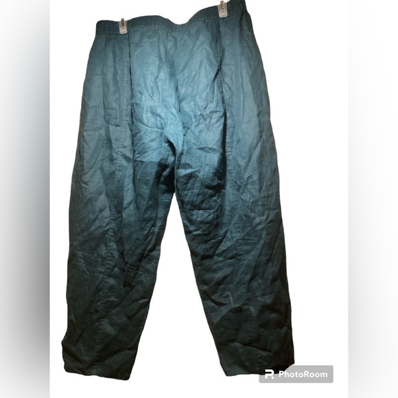 Eileen Fisher 100% Organic Linen Pant - Picture 5 of 8